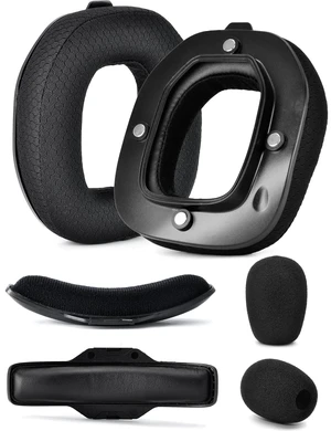 Mesh Fabric Earpads for Astro A40 TR Headset A40 TR Mod Kit Ear Cushions and Headband, Upgrade High-Density Noise Cancelling Foam, Added Thickness Mesh Fabric Earpads for Astro A40 TR Headset A40 TR Mod Kit Ear Cushions and Headband, Upgrade High-Density Noise Cancelling Foam, Added Thickness