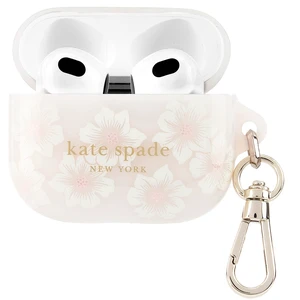 AirPods 3 Case - Hollyhock Cream Stylish Case with Luxe Gold Ring Keychain for Bag, Tote, Backpack, and More - Protective and Lightweight Case for AirPods 3 AirPods 3 Case - Hollyhock Cream Stylish Case with Luxe Gold Ring Keychain for Bag, Tote, Backpack, and More - Protective and Lightweight Case for AirPods 3