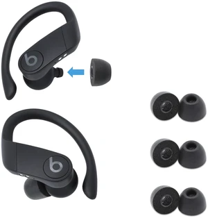 Memory Foam Replacement Ear Tips, Black, Small (3 Pairs) For Beats Powerbeats Pro, Beats Flex, Beats X, Powerbeats 1, 2, 3, Ultimate Comfort, Secure Fit, Superior Noise Isolation Memory Foam Replacement Ear Tips, Black, Small (3 Pairs) For Beats Powerbeats Pro, Beats Flex, Beats X, Powerbeats 1, 2, 3, Ultimate Comfort, Secure Fit, Superior Noise Isolation