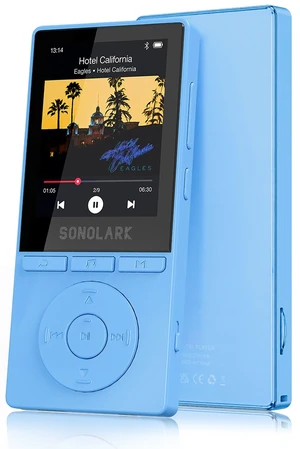 90GB MP3 Player Bluetooth 5.3, 2.4" Color Screen MP3 with HD Speaker HiFi Sound Music Player for Kids, Students, Seniors, MP3 Players with FM Radio Voice Recorder, Expanded Up to 128GB(Blue) 90GB MP3 Player Bluetooth 5.3, 2.4" Color Screen MP3 with HD Speaker HiFi Sound Music Player for Kids, Students, Seniors, MP3 Players with FM Radio Voice Recorder, Expanded Up to 128GB(Blue)