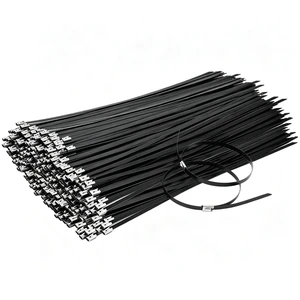500PCS 11.8" Black 304 Metal Zip Ties,200LB Self-Locking Cable Ties Heavy Duty & UV Resistant, Self-Locking Design for Fencing, Exhaust Wrap, Farm Pipes, Automotive Applications 500PCS 11.8" Black 304 Metal Zip Ties,200LB Self-Locking Cable Ties Heavy Duty & UV Resistant, Self-Locking Design for Fencing, Exhaust Wrap, Farm Pipes, Automotive Applications