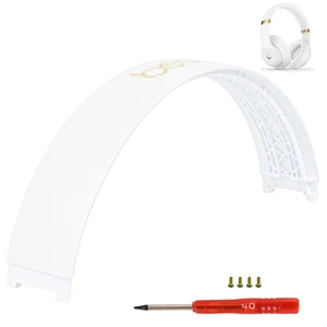 Beat Studio 3 Replacement Headband - Stock Arch Band Parts Repair Kit Compatible With Beats by Dre Studio 3 (A1914) and 2 Wired/Wireless (B0500/B0501) Over-Ear Headphones (White) Beat Studio 3 Replacement Headband - Stock Arch Band Parts Repair Kit Compatible With Beats by Dre Studio 3 (A1914) and 2 Wired/Wireless (B0500/B0501) Over-Ear Headphones (White)