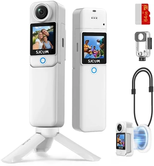 C300 Vlogging Camera,64GB 4K Action Camera,Magnetic Body Cam & Handheld Detachable Design, Vlogs for Content Creators YouTube Streaming,7Hour Power,Stabilization,Waterproof,White C300 Vlogging Camera,64GB 4K Action Camera,Magnetic Body Cam & Handheld Detachable Design, Vlogs for Content Creators YouTube Streaming,7Hour Power,Stabilization,Waterproof,White