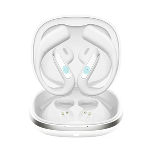 Open Ear Bluetooth 5.3 Earbuds, Wireless Headphones Sport Over Earphones Built-in Mic with Ear Hooks, 58H Playtime Ear Buds Fast Charging, IPX7 Waterproof for Running/Workout-White Open Ear Bluetooth 5.3 Earbuds, Wireless Headphones Sport Over Earphones Built-in Mic with Ear Hooks, 58H Playtime Ear Buds Fast Charging, IPX7 Waterproof for Running/Workout-White