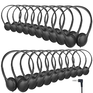 Kids Headphones Bulk for Classroom Students 20 Pack,Wired On-Ear Headphones for School Children Teenagers Kids Boys Girls Testing On Line Learning Laptop Computetr PC 3.5mm Jack Black Kids Headphones Bulk for Classroom Students 20 Pack,Wired On-Ear Headphones for School Children Teenagers Kids Boys Girls Testing On Line Learning Laptop Computetr PC 3.5mm Jack Black