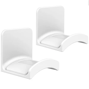 Headphone Stand Headset Holder - Adhesive Gaming Earphones Hanger, Universal Desk Wall Mount Hook for All Headphone/Controller, Compatible with Beats, AirPods Max,Sony, JBL (White-2PCS) Headphone Stand Headset Holder - Adhesive Gaming Earphones Hanger, Universal Desk Wall Mount Hook for All Headphone/Controller, Compatible with Beats, AirPods Max,Sony, JBL (White-2PCS)
