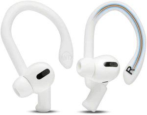 HookZ Pro 3 - Adjustable Ear Hooks for AirPods Pro 3 Made by Wicked Cushions Malleable Core, Custom Fit, Secure & Comfortable, Patent Pending White HookZ Pro 3 - Adjustable Ear Hooks for AirPods Pro 3 Made by Wicked Cushions Malleable Core, Custom Fit, Secure & Comfortable, Patent Pending White