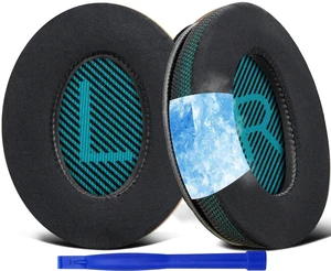 Cooling-Gel Earpads Cushions for Bose Headphones, Replacement Ear Pads for Bose QuietComfort 15 QC15 QC25 QC2 QC35/Ae2 Ae2i Ae2w/SoundTrue & SoundLink Around-Ear & Around-Ear II - Dark Green Cooling-Gel Earpads Cushions for Bose Headphones, Replacement Ear Pads for Bose QuietComfort 15 QC15 QC25 QC2 QC35/Ae2 Ae2i Ae2w/SoundTrue & SoundLink Around-Ear & Around-Ear II - Dark Green