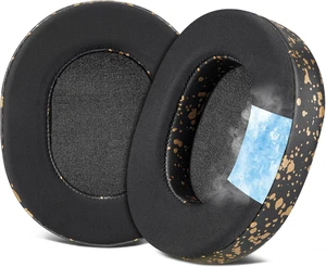 Earpads for SteelSeries Arctis 1/3/5/Arctis 7/7+/7P/7P+/7X/7X+/9/9X/Pro/Prime(Do Not Fit Any Arctis Nova) Headset, Cooling Gel Ear Pads Cushions with Ice Silk Fabric - Black Gold Earpads for SteelSeries Arctis 1/3/5/Arctis 7/7+/7P/7P+/7X/7X+/9/9X/Pro/Prime(Do Not Fit Any Arctis Nova) Headset, Cooling Gel Ear Pads Cushions with Ice Silk Fabric - Black Gold