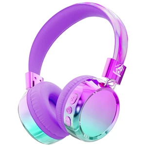 Kids Bluetooth Headphones with mic, 74/85dB Limited, 60H Playtime Fast charging, Bluetooth 5.4, foldable over-ear, AUX for iPad, tablet, airplane, Wireless headphones for kids, Aura Series Kids Bluetooth Headphones with mic, 74/85dB Limited, 60H Playtime Fast charging, Bluetooth 5.4, foldable over-ear, AUX for iPad, tablet, airplane, Wireless headphones for kids, Aura Series