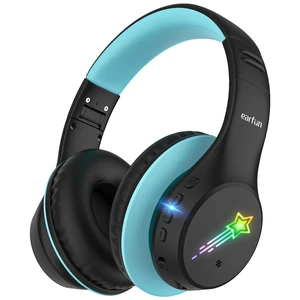K4 Kids Bluetooth Headphones, Wireless Headphones with Lights, Black 74/85/94dBA Volume Limited, Built-in Mic, 90H Playtime, Bluetooth 5.4 Over Ear Headphone for iPad/Tablet/School, Dark Black K4 Kids Bluetooth Headphones, Wireless Headphones with Lights, Black 74/85/94dBA Volume Limited, Built-in Mic, 90H Playtime, Bluetooth 5.4 Over Ear Headphone for iPad/Tablet/School, Dark Black