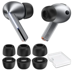 Memory Foam Earbud Tips for Samsung Galaxy Buds4 Pro/Buds3 Pro 3 Pairs S/M/L, Added Storage Box, Ultimate Comfort, Noise Canceling Memory Foam, Anti Slip, Secure Fit, Fits Charging Case Memory Foam Earbud Tips for Samsung Galaxy Buds4 Pro/Buds3 Pro 3 Pairs S/M/L, Added Storage Box, Ultimate Comfort, Noise Canceling Memory Foam, Anti Slip, Secure Fit, Fits Charging Case