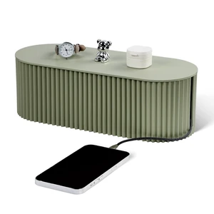 Cable Management Box Large Cable Organizer Box for Power Strips, Surge Protectors, Chargers, Adapters, TV Computer Wires Cable Hider Organizer Box with Cable TiesWire Ties - Green Cable Management Box Large Cable Organizer Box for Power Strips, Surge Protectors, Chargers, Adapters, TV Computer Wires Cable Hider Organizer Box with Cable TiesWire Ties - Green
