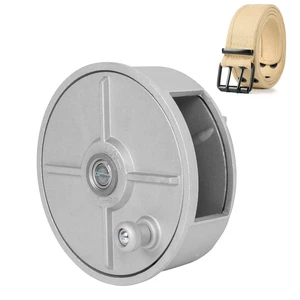 Tie Wire Reel Kit, Aluminum Rewindable Dispenser with Khaki Work Belt Compatible with 12-18 Gauge Wire, Ambidextrous Design for Left or Right-Handed Use, Ideal for Rebar Tying and Construction Tie Wire Reel Kit, Aluminum Rewindable Dispenser with Khaki Work Belt Compatible with 12-18 Gauge Wire, Ambidextrous Design for Left or Right-Handed Use, Ideal for Rebar Tying and Construction