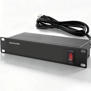10 inch Rack PDU, 4 Rear Outlets, 15A, 125V, 1875W, Metal Case Heavy Duty, 15A Overload Switch, 1U RackMount, Rear Power Cord, Fits 10-inch Mini Server Rack 10 inch Rack PDU, 4 Rear Outlets, 15A, 125V, 1875W, Metal Case Heavy Duty, 15A Overload Switch, 1U RackMount, Rear Power Cord, Fits 10-inch Mini Server Rack