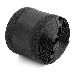 Carpet Cord Cover Floor Cable Protector, 4 Inch X 15 Feet, Black Hook Loop Adhesive Design, Carpet Wire Cover, Floor Cable Management, Prevents Tripping, for Office Carpet Organized Protect Carpet Cord Cover Floor Cable Protector, 4 Inch X 15 Feet, Black Hook Loop Adhesive Design, Carpet Wire Cover, Floor Cable Management, Prevents Tripping, for Office Carpet Organized Protect