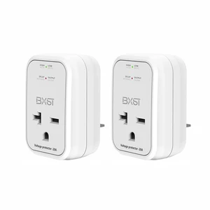 Single Outlet Surge Protector for Refrigerator/Air-Conditioner/Smart TV Small Wall Outlet Power Surge Plug in Voltage Protector for Home Appliance 140J 4400W2 Pack Single Outlet Surge Protector for Refrigerator/Air-Conditioner/Smart TV Small Wall Outlet Power Surge Plug in Voltage Protector for Home Appliance 140J 4400W2 Pack