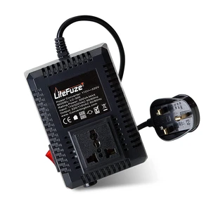 300 Watt Step Up/Step Down Travel Voltage Converter, 220/110v to 110/220v converter with Type G Plug - Compatible with Hair Straightener, Camera, Laptop & More 300 Watt Step Up/Step Down Travel Voltage Converter, 220/110v to 110/220v converter with Type G Plug - Compatible with Hair Straightener, Camera, Laptop & More