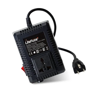 300 Watt Step Up/Step Down Travel Voltage Converter, 220/110v to 110/220v converter with Type B Plug - Compatible with Hair Straightener, Camera, Laptop & More 300 Watt Step Up/Step Down Travel Voltage Converter, 220/110v to 110/220v converter with Type B Plug - Compatible with Hair Straightener, Camera, Laptop & More