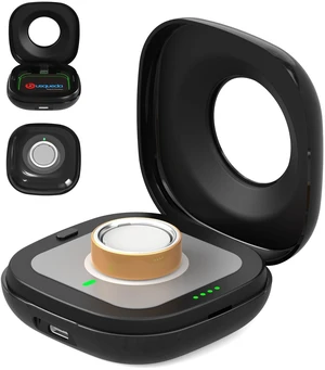 Wireless Charging Case for Oura Ring 4 Charger, 2000mAh Portable Travel Charging Station Fits All-Sized Ring Gen 4, 30-Day Runtime (Official Charger NOT Included),Black Wireless Charging Case for Oura Ring 4 Charger, 2000mAh Portable Travel Charging Station Fits All-Sized Ring Gen 4, 30-Day Runtime (Official Charger NOT Included),Black