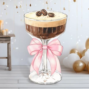4ft Martini Cardboard Cutout Tini Bit Older Birthday Pink&Brown Large Espresso Martini Standee, A Bit Older Birthday Backdrop for Women Bachelorette Bridal Shower Bar Photo Prop 4ft Martini Cardboard Cutout Tini Bit Older Birthday Pink&Brown Large Espresso Martini Standee, A Bit Older Birthday Backdrop for Women Bachelorette Bridal Shower Bar Photo Prop