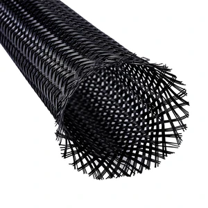 32ft 1.4" Expandable Wire Loom Cover, Flexible Cable Sleeve Cord Management Black PET Braided Wire Harness Cover Shield Sleeve Durable Abrasion Resistance Cord Protector for Automotive Robot Machinery 32ft 1.4" Expandable Wire Loom Cover, Flexible Cable Sleeve Cord Management Black PET Braided Wire Harness Cover Shield Sleeve Durable Abrasion Resistance Cord Protector for Automotive Robot Machinery
