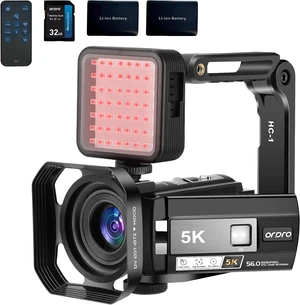 5K 30MP 50FPS Night Vision Camcorder IR Light 3" Touch Screen Vlog 5K 30MP 50FPS Night Vision Camcorder IR Light 3" Touch Screen Vlog