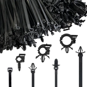 180pcs Push Mount Cable Zip Tie with Car Wire Loom Routing Clips,Fastening Cable Clips For Organizing Cables And Cords,Car Clips Contains 7 Sizes Universal Compatible with GM Ford Trucks Cars UTV 180pcs Push Mount Cable Zip Tie with Car Wire Loom Routing Clips,Fastening Cable Clips For Organizing Cables And Cords,Car Clips Contains 7 Sizes Universal Compatible with GM Ford Trucks Cars UTV