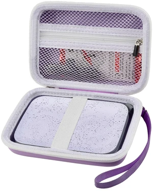 Hard Case for HP Sprocket Portable 2x3, Select and 2nd Edition Purple Organizer, Room for Photo Paper, USB Cable and Small Accessories, School Projects, Parties and Trip - Box Only Hard Case for HP Sprocket Portable 2x3, Select and 2nd Edition Purple Organizer, Room for Photo Paper, USB Cable and Small Accessories, School Projects, Parties and Trip - Box Only