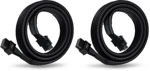 8 Pin PCIe Cable for EVGA Power Supply, PCIe 8 Pin Male to (6+2) Male PCI Express Power Adapter Sleeved 25-inch (63cm) (Pack of 2) 8 Pin PCIe Cable for EVGA Power Supply, PCIe 8 Pin Male to (6+2) Male PCI Express Power Adapter Sleeved 25-inch (63cm) (Pack of 2)