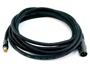 104779 15-Feet Premier Series XLR Male to RCA Male 16AWG Cable 104779 15-Feet Premier Series XLR Male to RCA Male 16AWG Cable