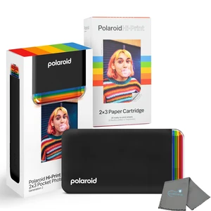 Hi Print + 20 Photo Bundle, 2nd Generation Phone Printer, 2x3 Pocket Photo Printer, Portable Bluetooth Photo Printer for iPhone & Android Cleaning Cloth Hi Print + 20 Photo Bundle, 2nd Generation Phone Printer, 2x3 Pocket Photo Printer, Portable Bluetooth Photo Printer for iPhone & Android Cleaning Cloth
