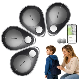 GPS Tracker for Kids 4-Pack, Anti-Removal Pin, No Monthly Fee Compatible with Apple Find My (iOS only),Magnetic Unlocker Included,Hidden Tracker for Backpacks,Luggage,Kids, Elderly,Pets GPS Tracker for Kids 4-Pack, Anti-Removal Pin, No Monthly Fee Compatible with Apple Find My (iOS only),Magnetic Unlocker Included,Hidden Tracker for Backpacks,Luggage,Kids, Elderly,Pets
