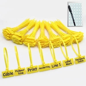 250pcs 6 inch Wire Zip Ties Self-locking Plastic Nylon Cable Ties Multicolor Network Wire Plastic Straps Label Mark Tag (250, yellow) 250pcs 6 inch Wire Zip Ties Self-locking Plastic Nylon Cable Ties Multicolor Network Wire Plastic Straps Label Mark Tag (250, yellow)