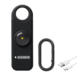 Rechargeable Personal Safety Alarm for Women 130dB Loud Siren & Strobe Light & Low Battery Notice, Emergency Keychain Alarm for Self Defense (Charcoal Black) Rechargeable Personal Safety Alarm for Women 130dB Loud Siren & Strobe Light & Low Battery Notice, Emergency Keychain Alarm for Self Defense (Charcoal Black)