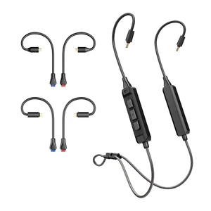 BT3 Bluetooth Wireless Adapter Cable for in-Ear Monitors - Includes MMCX, 2-pin (0.78mm) & DC connectors for Wide IEM Compatibility; Bluetooth 5.4, aptX HD, aptX Adaptive, LDAC, Auracast BT3 Bluetooth Wireless Adapter Cable for in-Ear Monitors - Includes MMCX, 2-pin (0.78mm) & DC connectors for Wide IEM Compatibility; Bluetooth 5.4, aptX HD, aptX Adaptive, LDAC, Auracast