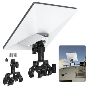 ® Dual Clamp RV Ladder Pole Mount for Starlink Mini/ Mini X For Starlink Mini & Mini X, 270° tilt, 1/4" & 3/8" thread Adjustable, Aluminum Dual-Clamp for RV ladders, Poles & SUV Racks ® Dual Clamp RV Ladder Pole Mount for Starlink Mini/ Mini X For Starlink Mini & Mini X, 270° tilt, 1/4" & 3/8" thread Adjustable, Aluminum Dual-Clamp for RV ladders, Poles & SUV Racks