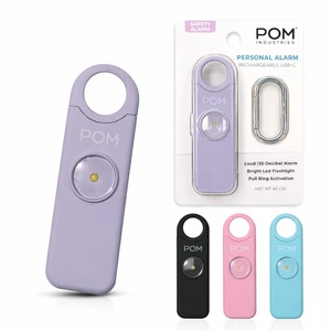 Personal Safety Alarm for Women 130dB Loud Emergency Siren, USB-C Rechargeable with Bright LED Flashlight, Portable Keychain Design for Self Defense, Purse, Backpack & Travel (Lavender) Personal Safety Alarm for Women 130dB Loud Emergency Siren, USB-C Rechargeable with Bright LED Flashlight, Portable Keychain Design for Self Defense, Purse, Backpack & Travel (Lavender)
