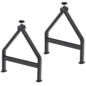 Wire Spool Rack for up to 28" Spools, Black Fully Welded, Portable Cable Caddy for Smooth Cable Dispensing on Job Sites, 220 lbs Capacity Wire Spool Rack for up to 28" Spools, Black Fully Welded, Portable Cable Caddy for Smooth Cable Dispensing on Job Sites, 220 lbs Capacity