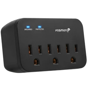 Refrigerator Surge Protector, Appliance Surge Protector- 1 Pack 3 Outlet Surge Protector for PS5 /TV/PC, Fridge, Washing Machine, Garage Door, Air Conditioner,1200J, 1875 Watts, 3 Prong Refrigerator Surge Protector, Appliance Surge Protector- 1 Pack 3 Outlet Surge Protector for PS5 /TV/PC, Fridge, Washing Machine, Garage Door, Air Conditioner,1200J, 1875 Watts, 3 Prong