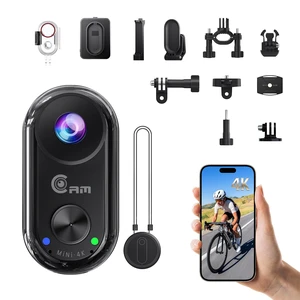4K Mini Body Camera, Wearable Magnetic Thumb Action Cam with 6-Axis EIS, 40M Waterproof POV Camera for Motorcycle Helmet, Bike Mount & Vlogging (Supports 256GB) 4K Mini Body Camera, Wearable Magnetic Thumb Action Cam with 6-Axis EIS, 40M Waterproof POV Camera for Motorcycle Helmet, Bike Mount & Vlogging (Supports 256GB)