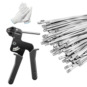 300PCS Cable Ties Kit, 11.8 Inch Heavy Duty Silver Metal Zip Ties 304 Stainless Steel Zip Ties, 264LBS High-strength,Self-locking Secure Fastening,Ideal for Outdoor,Fence, Exhaust Wrap Etc 300PCS Cable Ties Kit, 11.8 Inch Heavy Duty Silver Metal Zip Ties 304 Stainless Steel Zip Ties, 264LBS High-strength,Self-locking Secure Fastening,Ideal for Outdoor,Fence, Exhaust Wrap Etc
