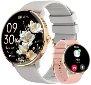 Smart Watch for Women Fitness Tracker: Waterproof Bluetooth Call Answer/Make Smart Watches for Android/iPhone Digital Women Smartwatch Activity Pedometer Heart Rate SpO2 Monitor 120+ Sports Model Smart Watch for Women Fitness Tracker: Waterproof Bluetooth Call Answer/Make Smart Watches for Android/iPhone Digital Women Smartwatch Activity Pedometer Heart Rate SpO2 Monitor 120+ Sports Model