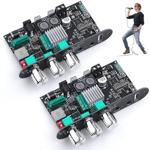 ZK-1001UM Bluetooth 5.3 Amplifier Board, 100W Mono Audio Amp with TWS Box Mini Boost Circuit Amps for Home Outdoor DIY Speakers, MIC and Reverb, USB/AUX Input,DC 9-24V (2 Pack) ZK-1001UM Bluetooth 5.3 Amplifier Board, 100W Mono Audio Amp with TWS Box Mini Boost Circuit Amps for Home Outdoor DIY Speakers, MIC and Reverb, USB/AUX Input,DC 9-24V (2 Pack)