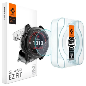 GlasTR EZ FIT Screen Protector for Garmin Fenix 8, 8 Pro, 7X (51mm) 9H+ tempered glass, Scratch resistance, auto-align tray, Lab-tested 100% clarity, Original touch, 2 Pack GlasTR EZ FIT Screen Protector for Garmin Fenix 8, 8 Pro, 7X (51mm) 9H+ tempered glass, Scratch resistance, auto-align tray, Lab-tested 100% clarity, Original touch, 2 Pack