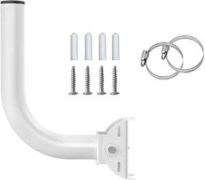 Universal Wireless Bridge Bracket Mount, 1 Pack Pole and Wall-Mounted for Outdoor Point to Point WiFi Access Point CPE Client Bridge Universal Wireless Bridge Bracket Mount, 1 Pack Pole and Wall-Mounted for Outdoor Point to Point WiFi Access Point CPE Client Bridge