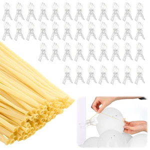 40 Pack 3.5 Inch Balloon Arch Clips 100 Pcs 260 Long Balloons Kit 3.5 Inch Large Heavy Duty Clip, Plastic Transparent, Clear 260 Long Balloons, For Arch Backdrop Garland, Long Twisting Decor 40 Pack 3.5 Inch Balloon Arch Clips 100 Pcs 260 Long Balloons Kit 3.5 Inch Large Heavy Duty Clip, Plastic Transparent, Clear 260 Long Balloons, For Arch Backdrop Garland, Long Twisting Decor