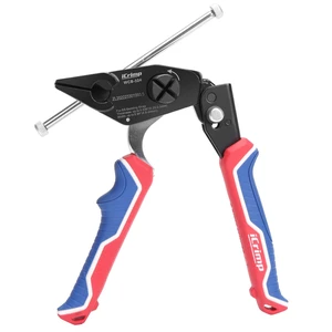 iCrimp Steel Strapping Banding Tool, Metal Tensioner Built-In Cutter for 0.18" to 0.94" Width Stainless Steel Tie, Suitable for Cable Grips, Automotive Wire Harness, Utility Poles, WCB-324 iCrimp Steel Strapping Banding Tool, Metal Tensioner Built-In Cutter for 0.18" to 0.94" Width Stainless Steel Tie, Suitable for Cable Grips, Automotive Wire Harness, Utility Poles, WCB-324