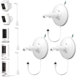 Hardwired Kit for Ring Cams (Outdoor Cam Plus, Stick Up Cam, Spotlight Cam Pro/Plus), IP67 Waterproof Design for Outdoor or Indoor Use,White-3Pack Hardwired Kit for Ring Cams (Outdoor Cam Plus, Stick Up Cam, Spotlight Cam Pro/Plus), IP67 Waterproof Design for Outdoor or Indoor Use,White-3Pack