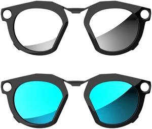 Polarized Clip-on Compatible with Oakley Meta HSTN Smart Glasses 2Pcs Black Frame Discoloration Clip for Oakley Meta HSTN Color Changing Clip, Protect Your Eyes, Cool & Fashion (Silver+Blue) Polarized Clip-on Compatible with Oakley Meta HSTN Smart Glasses 2Pcs Black Frame Discoloration Clip for Oakley Meta HSTN Color Changing Clip, Protect Your Eyes, Cool & Fashion (Silver+Blue)